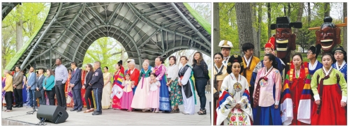 아름다운 한복을 곱게 차려입은 한인들의 패션쇼와 전통공연이 축제를 더욱 빛나게 했다.